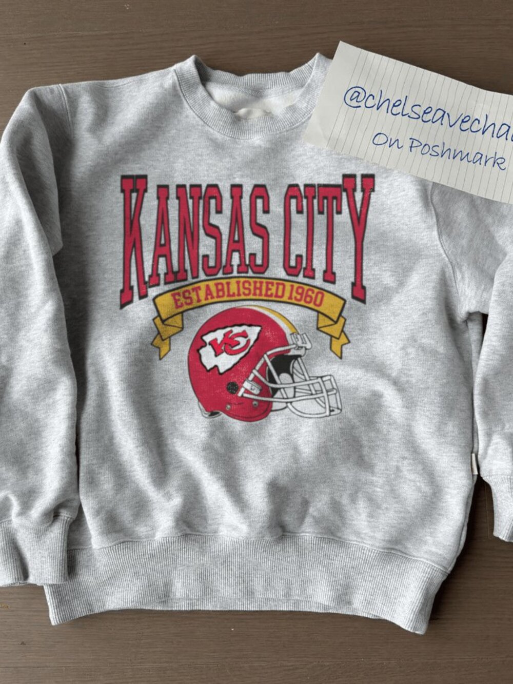 Vintage Kansas City Chiefs Football Sweatshirt, NFL Kansas City Chiefs Shirt Tee